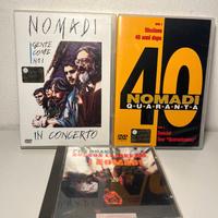 Lotto di DVD e CD dei Nomadi Quaranta - Gente come