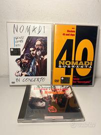 Lotto di DVD e CD dei Nomadi Quaranta - Gente come