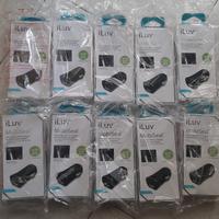 10 CARICABATTERIE AUTO USB CELLULARE VELOCE ACCEND