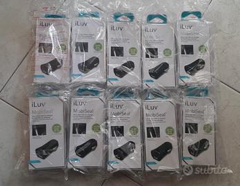 10 CARICABATTERIE AUTO USB CELLULARE VELOCE ACCEND