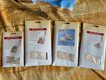 kit decoupage oggetti da dipingere in cotone