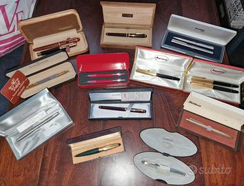 Collezione di penne stilografiche e non