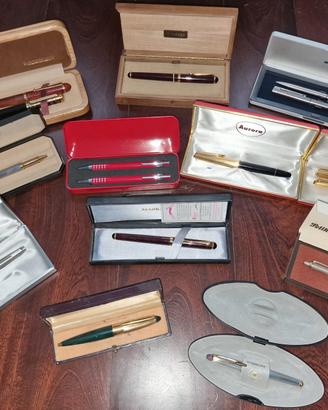 Collezione di penne stilografiche e non