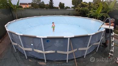 piscina intex da 732 cm con filtro sabbia e scala