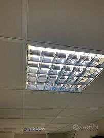 Lampada neon 60 x 60 cm uffici magazzini