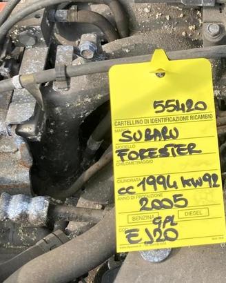 CAMBIO MANUALE COMPLETO SUBARU Forester 2° Serie