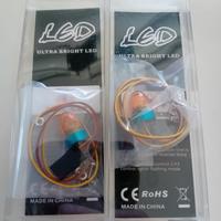 Coppia Luci Led Gialle Rc Camion Trattore Ruspa