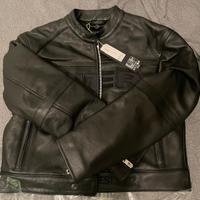 IUTER leather jacket blac. vera pelle. 800€ → 500€