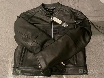 IUTER leather jacket blac. vera pelle. 800€ → 500€