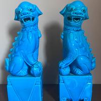 Coppia di cani di FOO LEONE CINESE