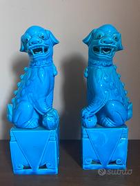 Coppia di cani di FOO LEONE CINESE
