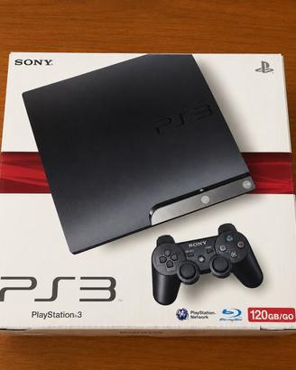 ps3 slim CECH-2004A+2 dualshock3+2 giochi+scatola