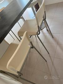 3 sgabellli calligaris