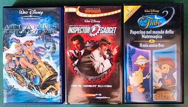 3 VHS con film Disney