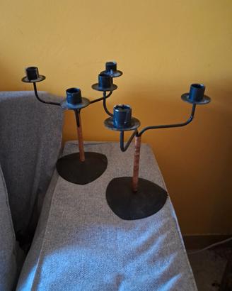 coppia di candelabri 
