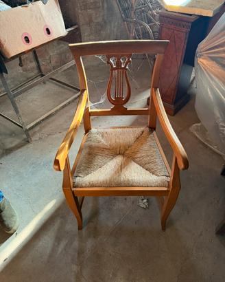 Sedie in legno lira