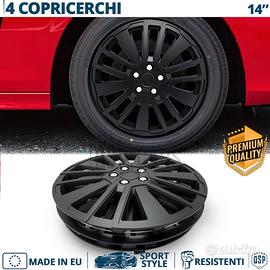 Copricerchi per NISSAN 14'' NERE con 15 Razze