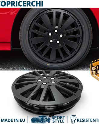 Copricerchi per NISSAN 14'' NERE con 15 Razze