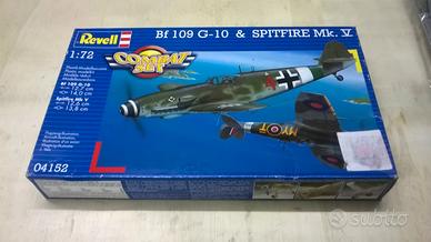Aerei statici Bf 109 G-10 & SPITFIRE Mk. V -1:72