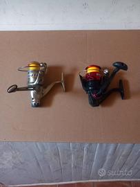 mulinelli da pesca perfettamente funzionanti 