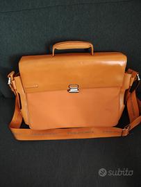 Borsa a tracolla Piquadro - Arancione - Porta PC /
