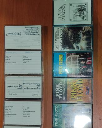Musicassette Pink Floyd originali e rec da origina