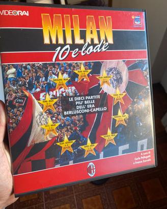 VHS video Rai Milan 10 e lode  anni 80 originali