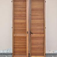persiane in legno vintage, come nuove 