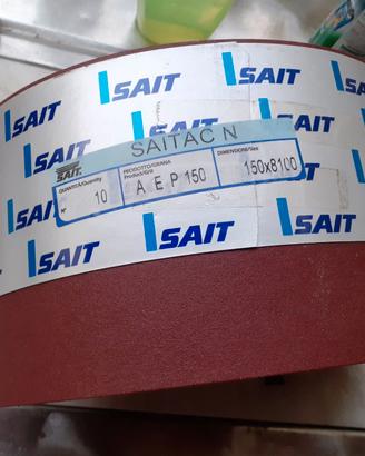 10 NastrI Carta Abrasiva SAITAC N - Grana 150