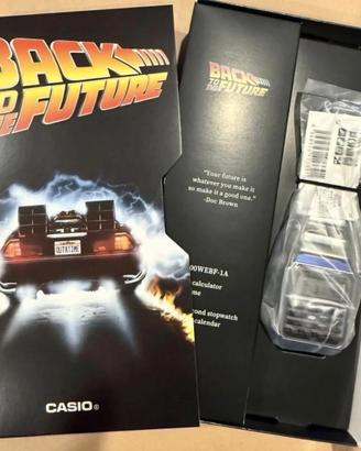 Orologio Casio 40th Back to the Future NUOVO