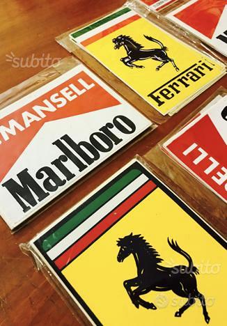 150 adesivi Ferrari/Marlboro e piloti ( vari ) - Collezionismo In vendita a  Caserta