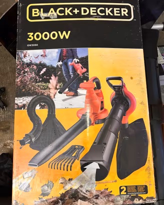 Black+Decker Soffiatore/Aspiratore/Trituratore