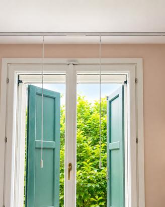 Binario per tende a soffitto in alluminio 170 cm