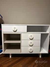 Cassettiera per Cameretta con fasciatoio