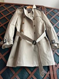 Trench Uomo Doppio Petto Beige - Come Nuovo