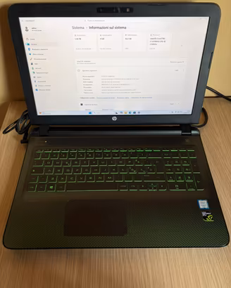 HP Pavilion Gaming Notebook (15-ak112nl / W4X11EA)