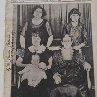 Giornale del 1925 con affrancatura