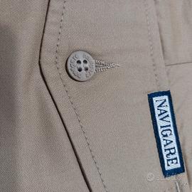 Taglia 46 Bermuda col beige 100% cotone brand Navi