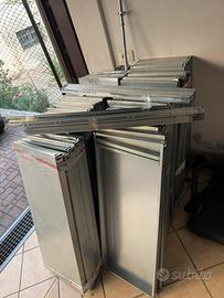 43 pannelli metallici zincati 100 × 40