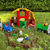 Lego duplo fattoria e furgone e contenitore