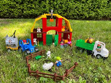 Lego duplo fattoria e furgone e contenitore