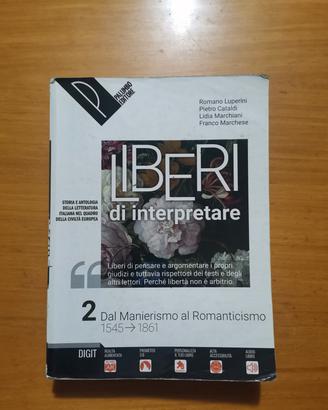 libro di italiano (liberi di interpretare) 