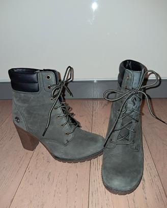 Scarpe Timberland col tacco verdi