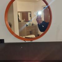 Specchio Space Age Arancione '70