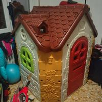 Casetta bambini da giardino e cucina dentro