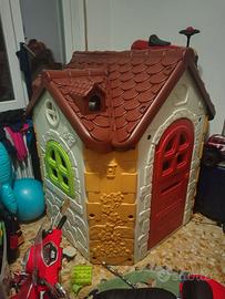 Casetta bambini da giardino e cucina dentro