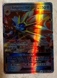 Carta da collezione Pokemon Solgaleo GX SM16
