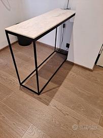 Consolle in marmo bianco