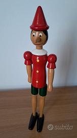  Pinocchio  in legno  alto cm 37 