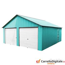 Box cantiere 664x721 due saracinesche azzurro